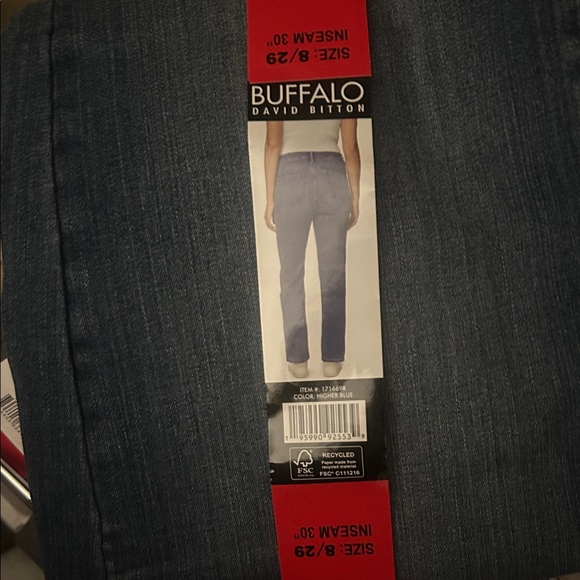 Buffalo David Bitton High-Rise Blue Jeans - Picture 3 of 3
